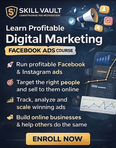 Digital Marketing and Facebook Ads Course